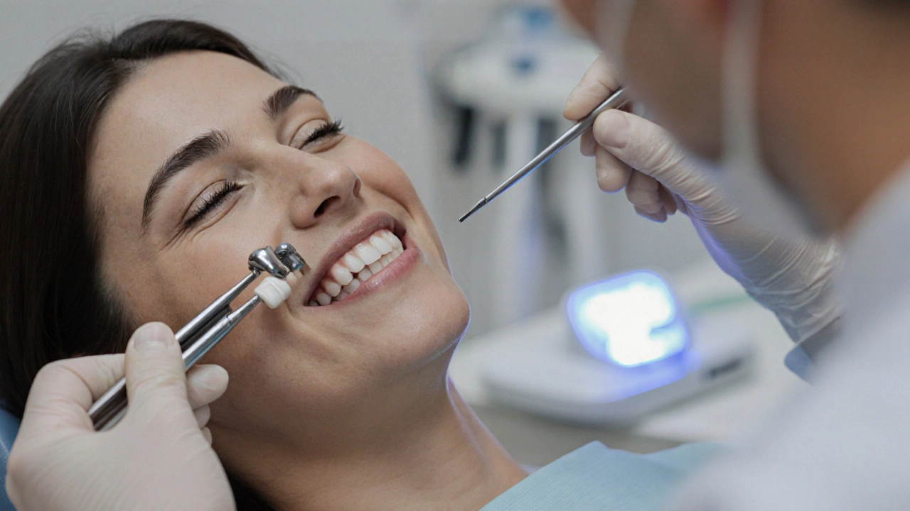 Jak moc bolí nasazování rovnátek? Pravda o bolesti při instalaci metalokeramické korunky