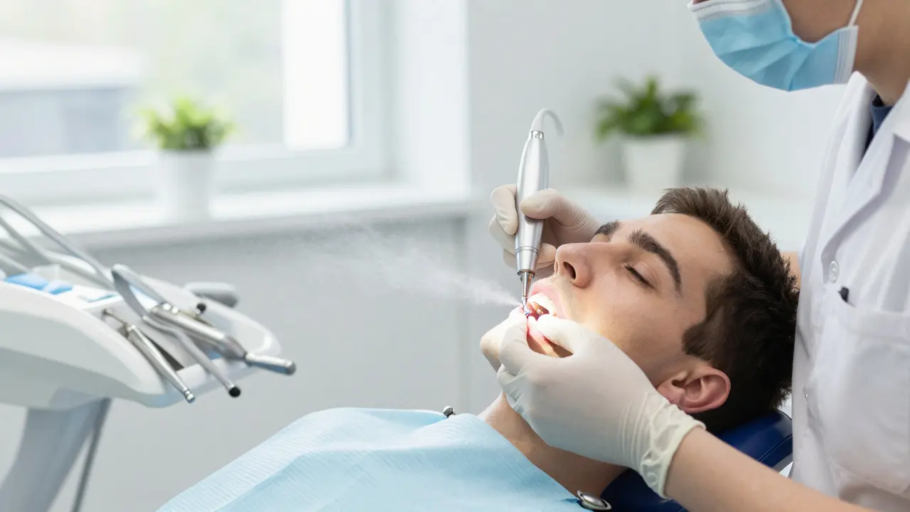 Co je pískování zubů a proč ho doporučují zubní lékaři?