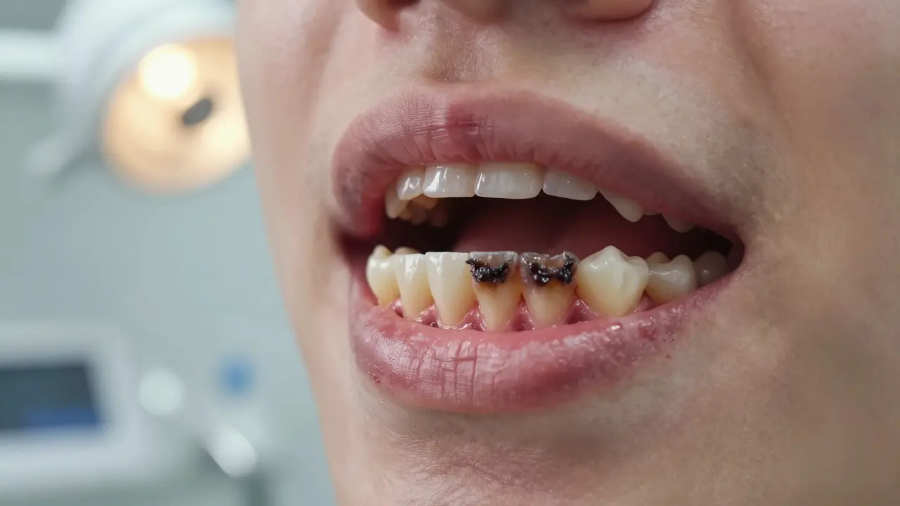 Zubní kámen pod dásní: co to je a jak ho odstranit?