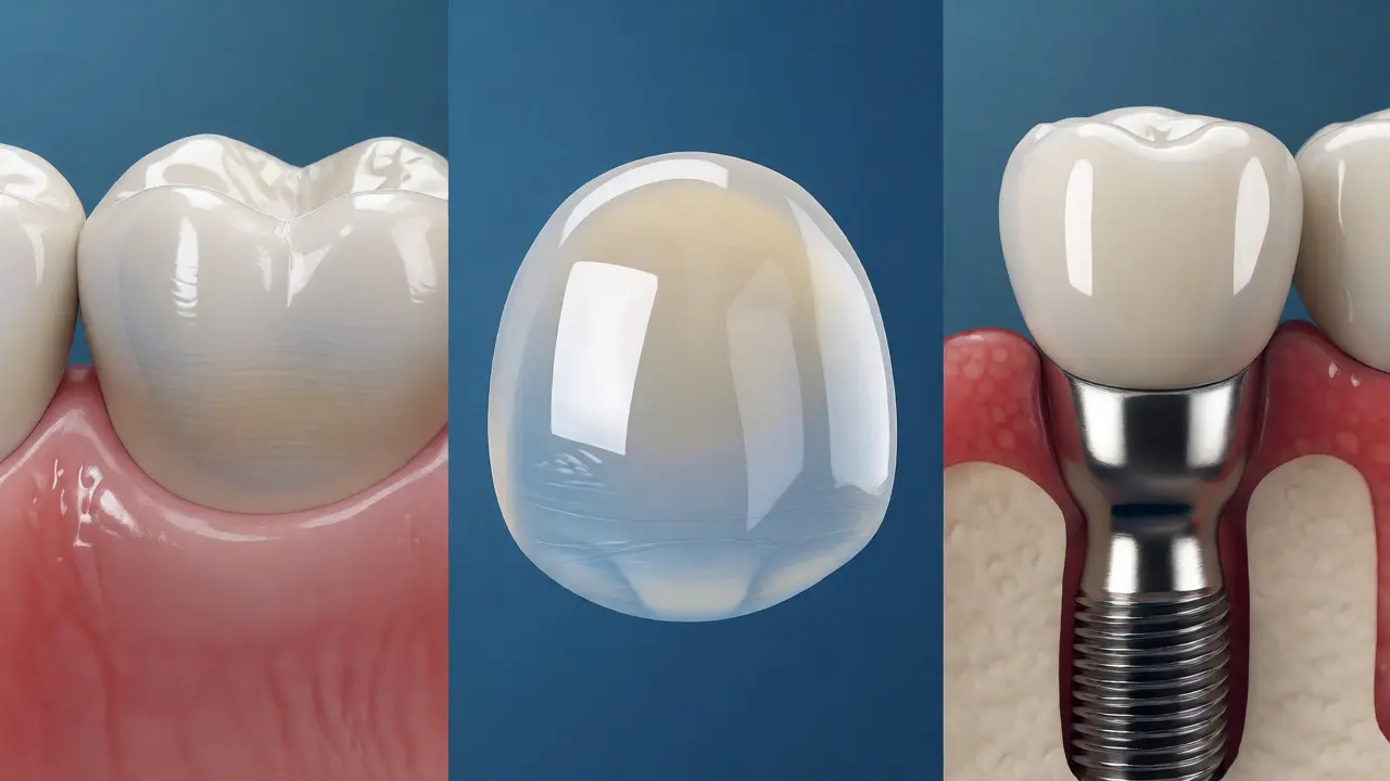 Porovnání metod obnovy zubu: kompozit, keramická náplast a implantát